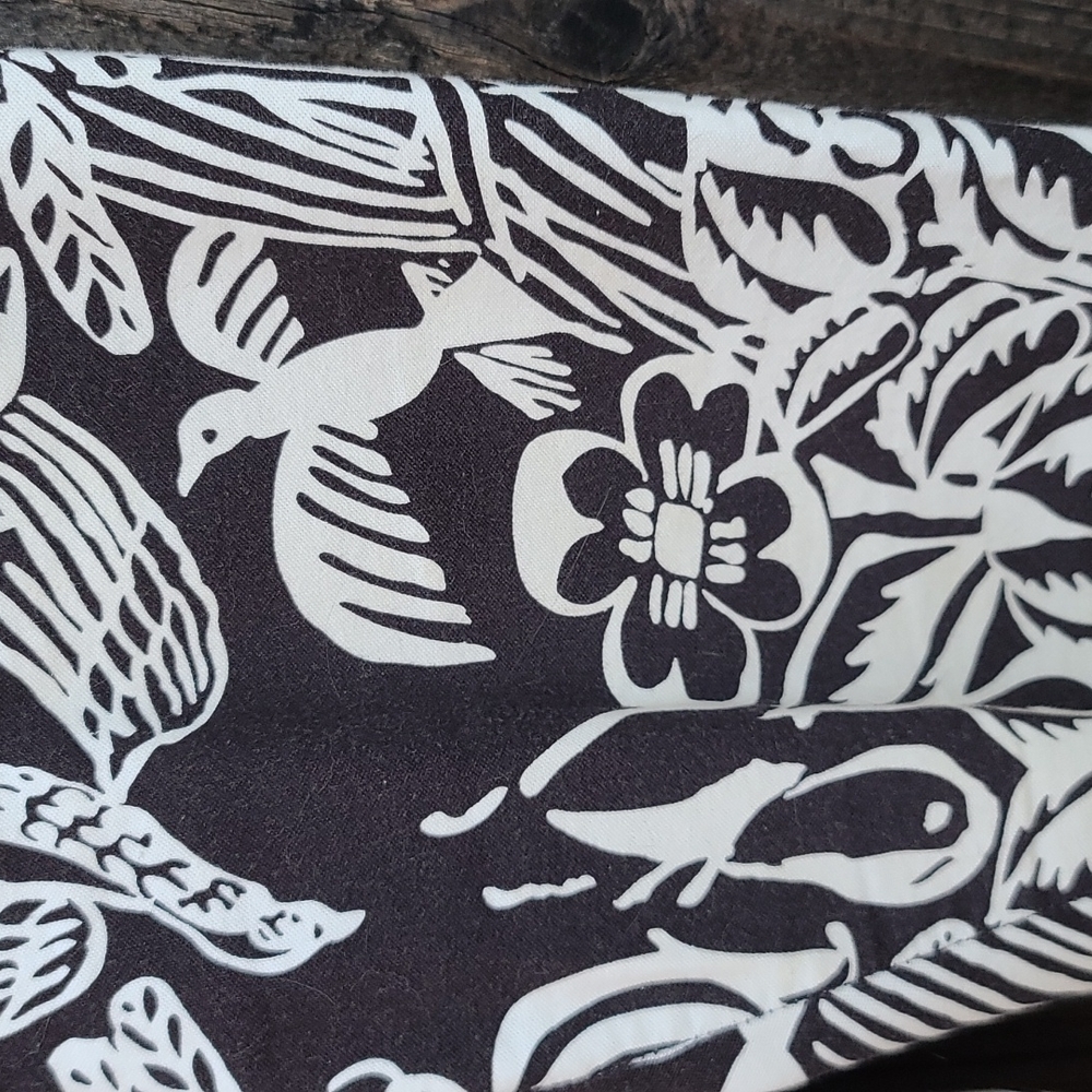 NORDSTORM CABI Serengeti Cropped Pants 2 DARK Brown Cream Jungle Print Ankle - Picture 10 of 16
